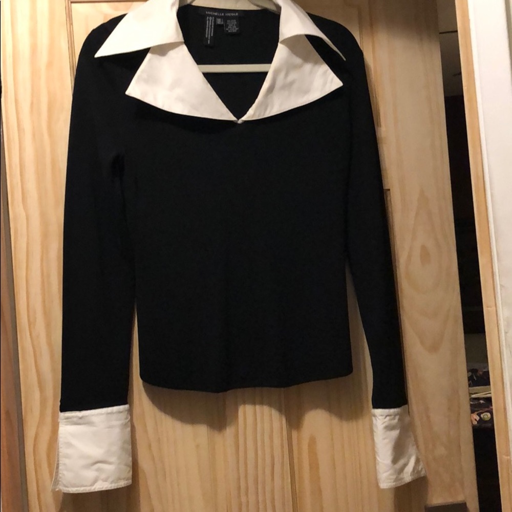 Michelle Nicole blouse and sweater